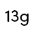 13g