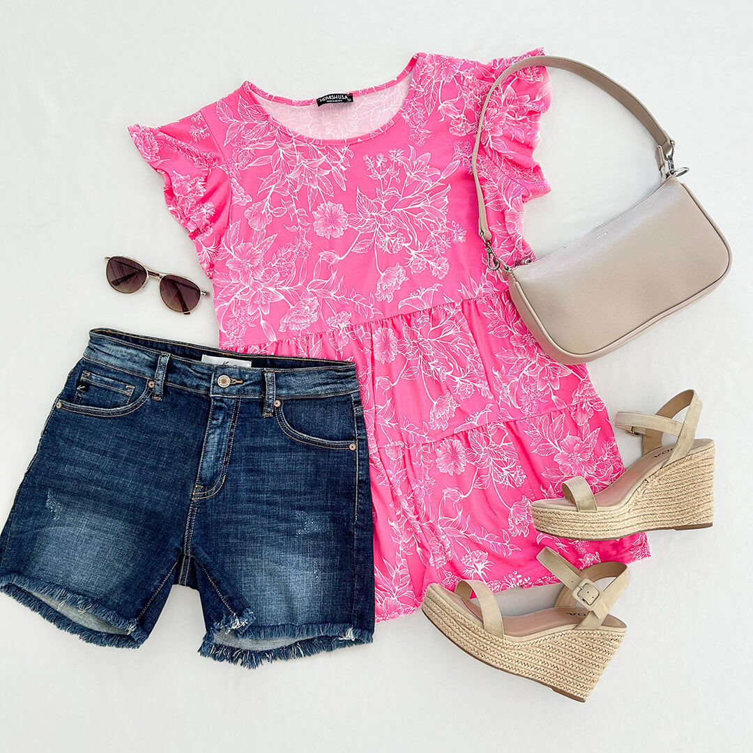 Floral Vision Tunic Top