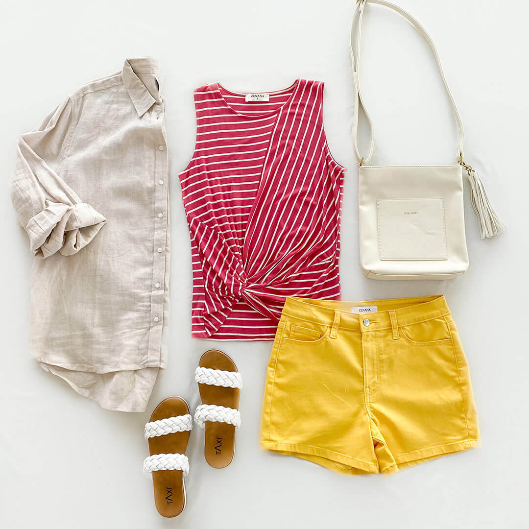 Knotty Stripes Top
