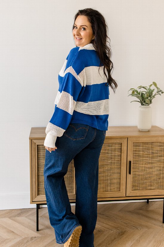 Smooth Sailing Polo Sweater