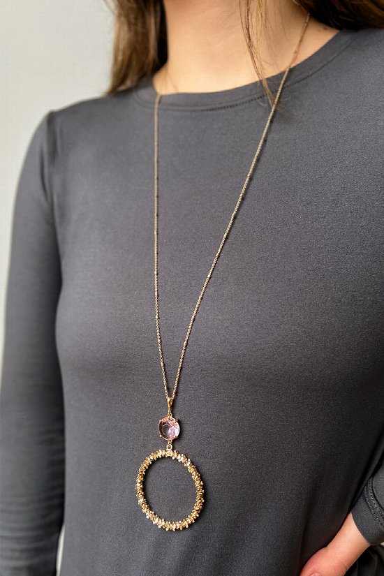 Starlit Circle Necklace