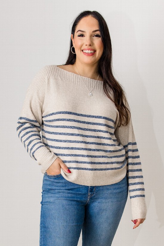 Amelie Stripe Sweater