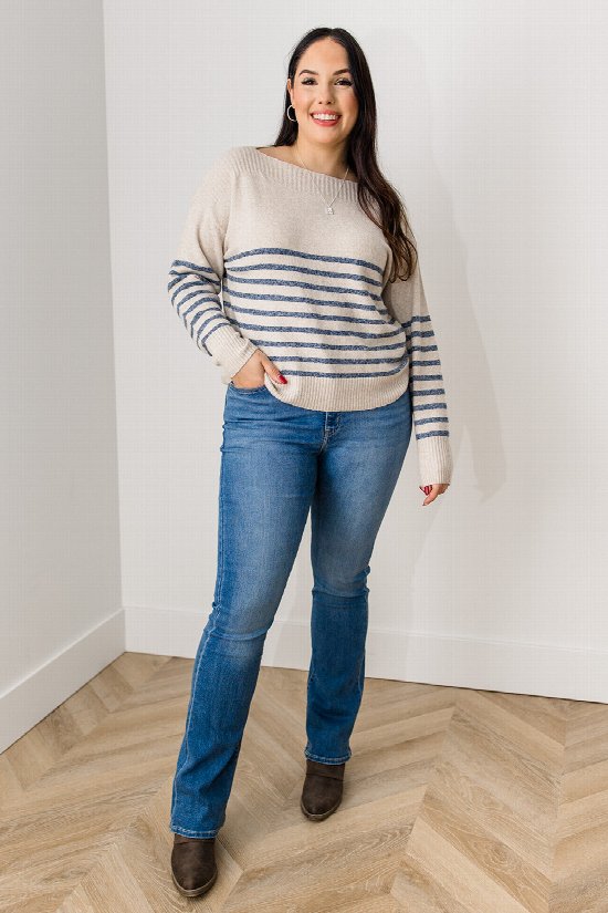 Amelie Stripe Sweater