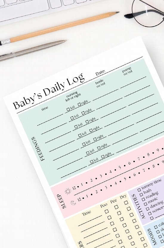 Baby's Day Notepad
