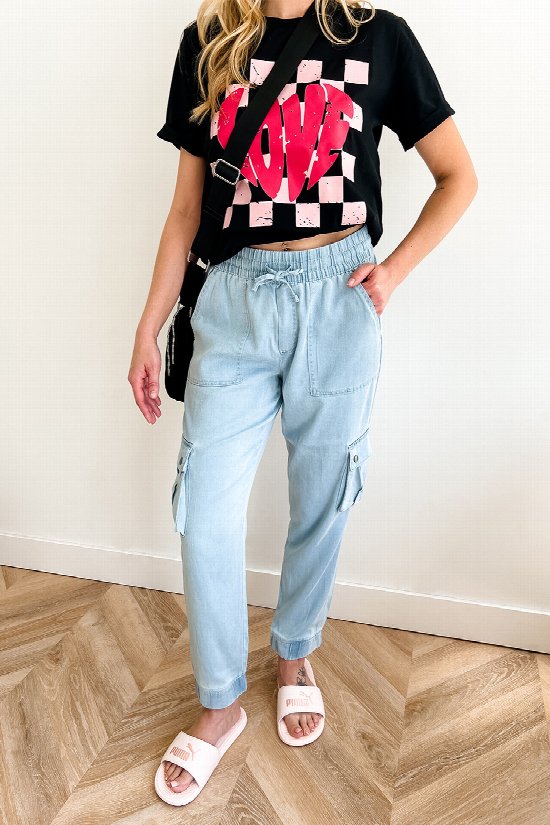 Beachside Casual Cargo Joggers