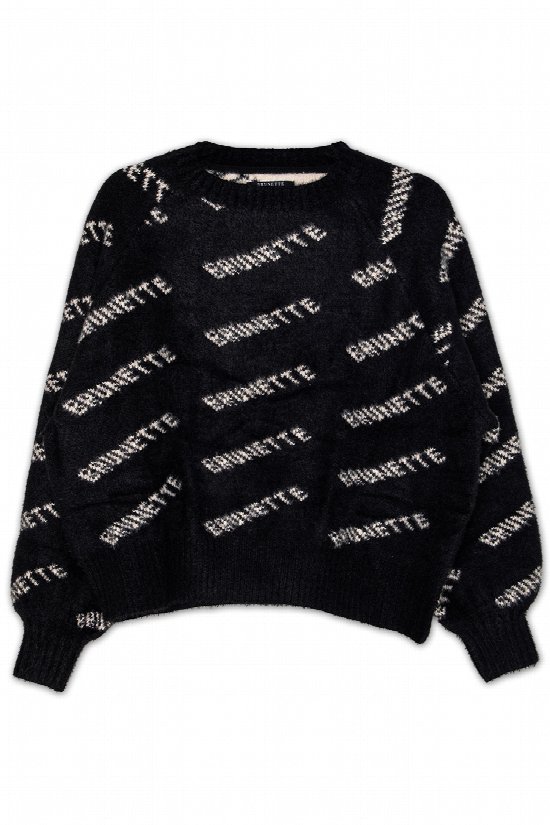 Brunette Best Friend Knit Crewneck Brunette Best Friend Knit Crewneck