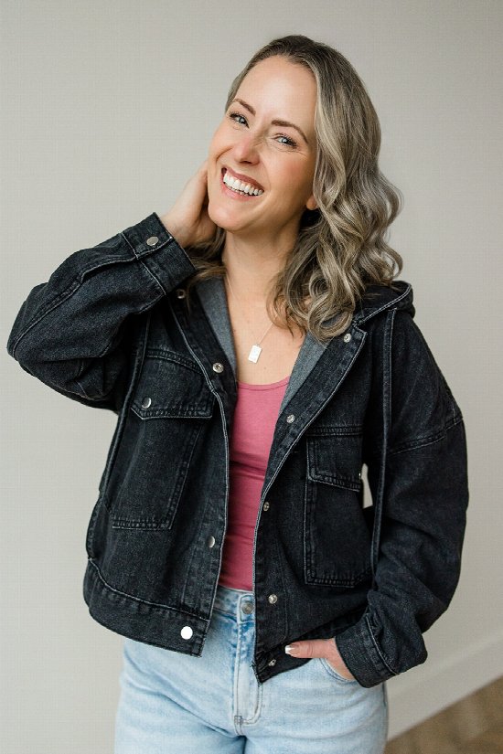 Cassie Hooded Denim Jacket