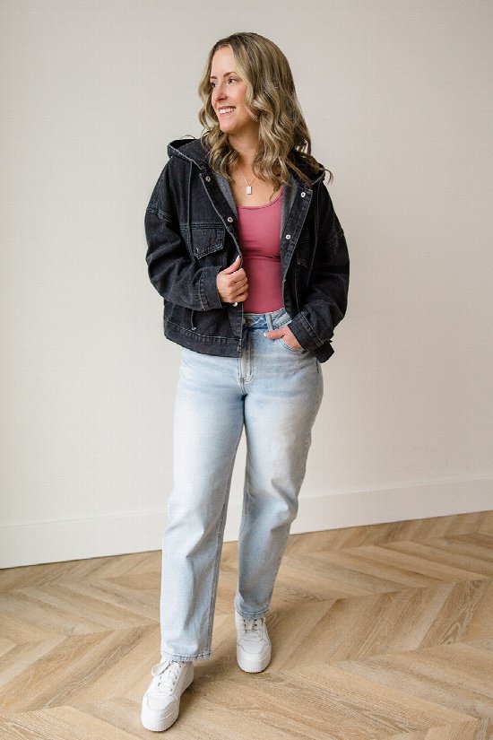 Cassie Hooded Denim Jacket 2