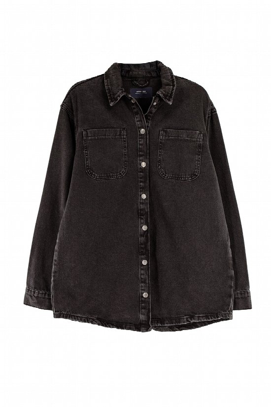 Chic Snap Denim Shirt