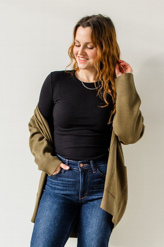 Classic Ribbed Long Sleeve Top