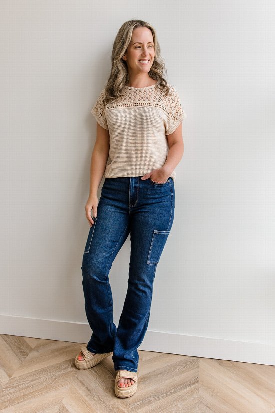 Colette Cargo Bootcut Jeans 2
