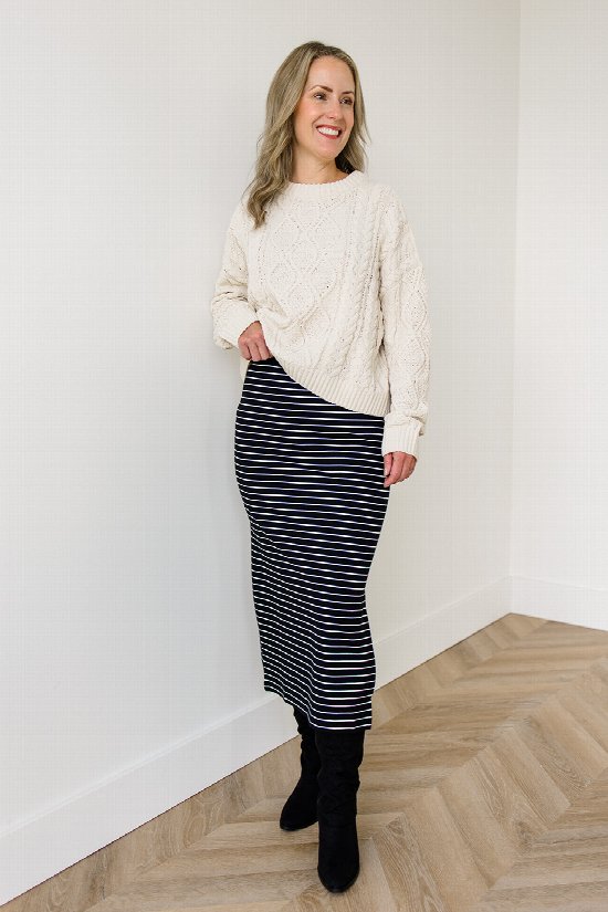 Cool With It Midi Skirt