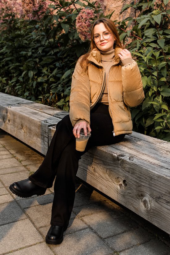 Corduroy Cozy Bomber Jacket