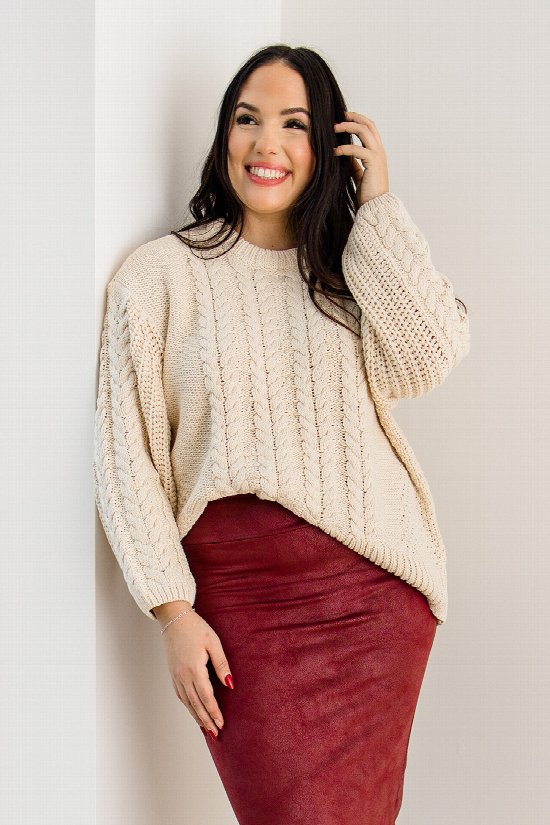 Courtney Cable Knit Sweater