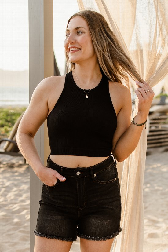 Daily Ribbed Cropped Tank