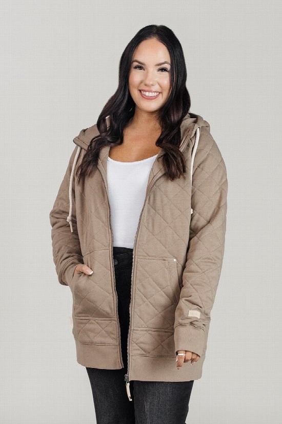Dawnlight Quilted Hoodie