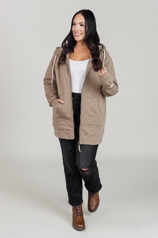 Dawnlight Quilted Hoodie