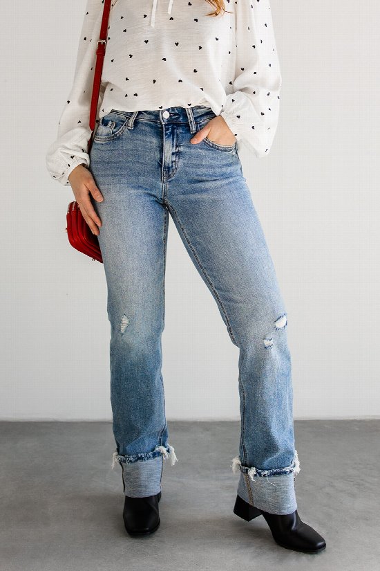 Dream It All Cuffed Denim