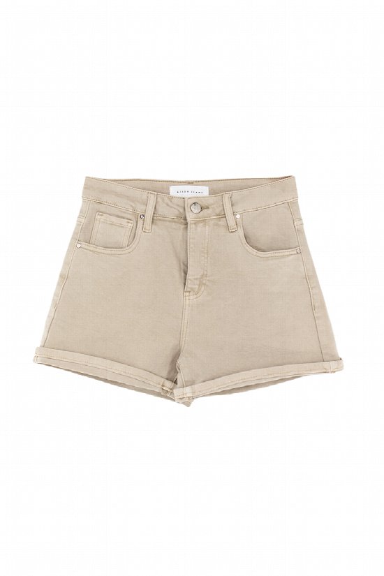 Easy Cuff Denim Shorts