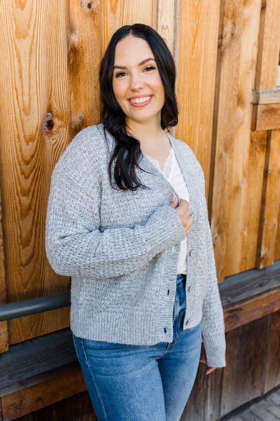 Easy Fit Button Cardigan