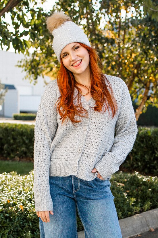 Easy Fit Button Cardigan
