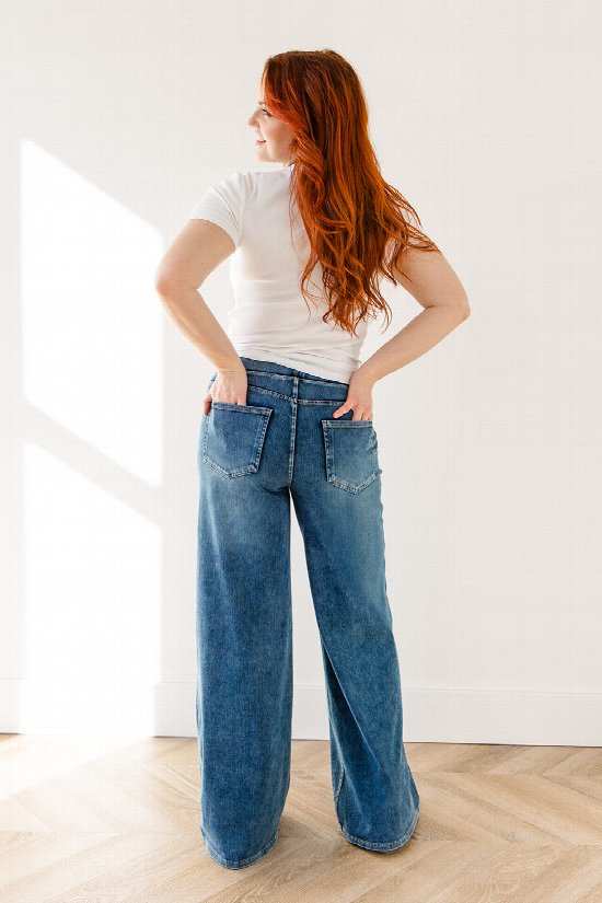 Easy Going Wide Leg Jeans 2
