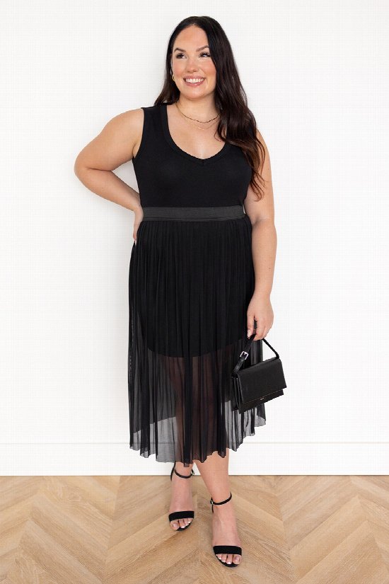 Ember Mesh Midi Skirt