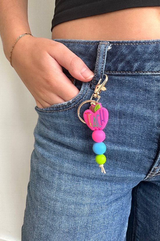 For My Teacher Keychain