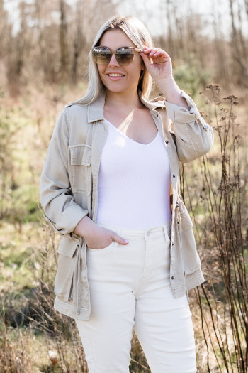 Girl on the Car-go Jacket Girl on the Car-go Jacket