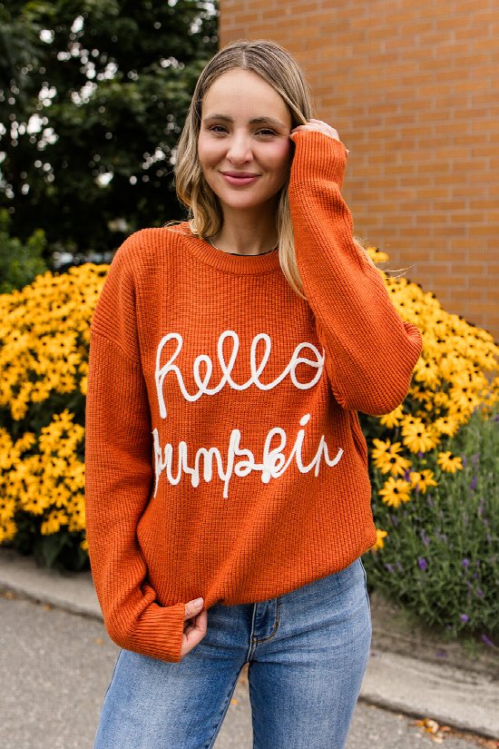 Hello Pumpkin Sweater