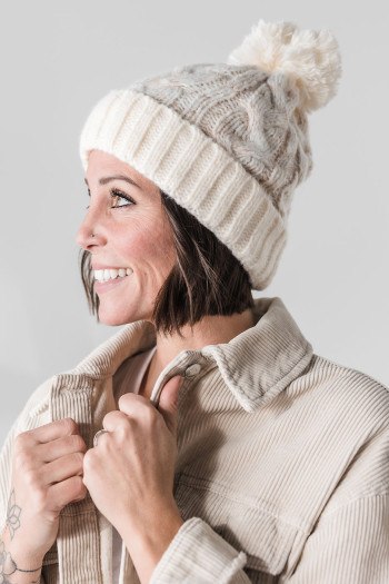Holiday Cheer Pom Pom Toque Holiday Cheer Pom Pom Toque