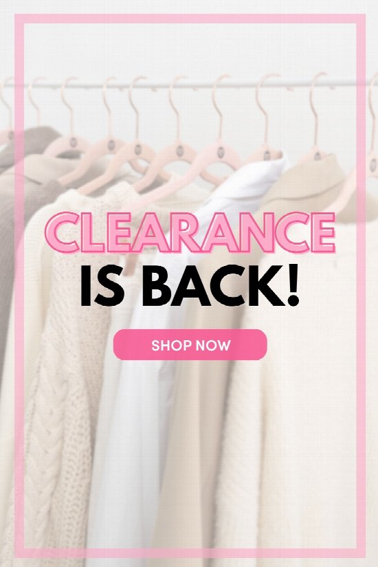 Clearance is Back