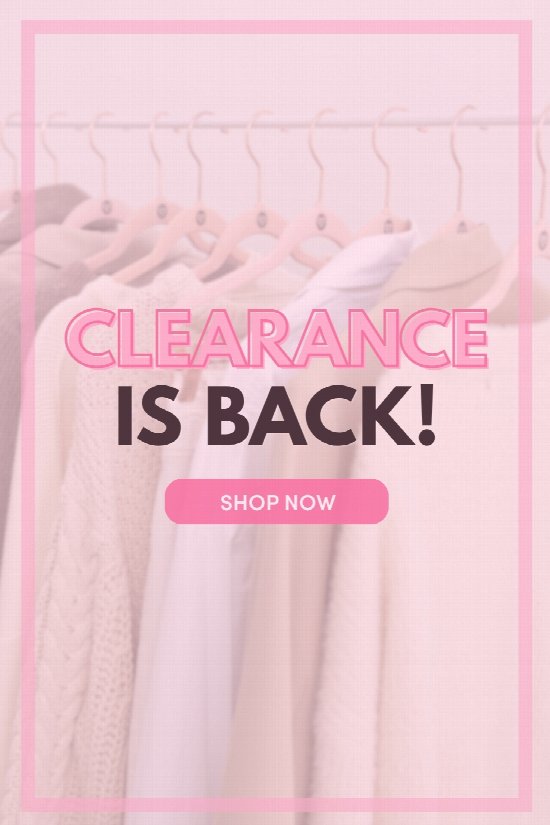 Clearance is Back