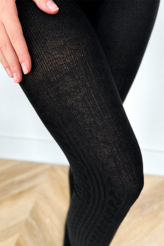 Knit Twist Sweater Tights 2