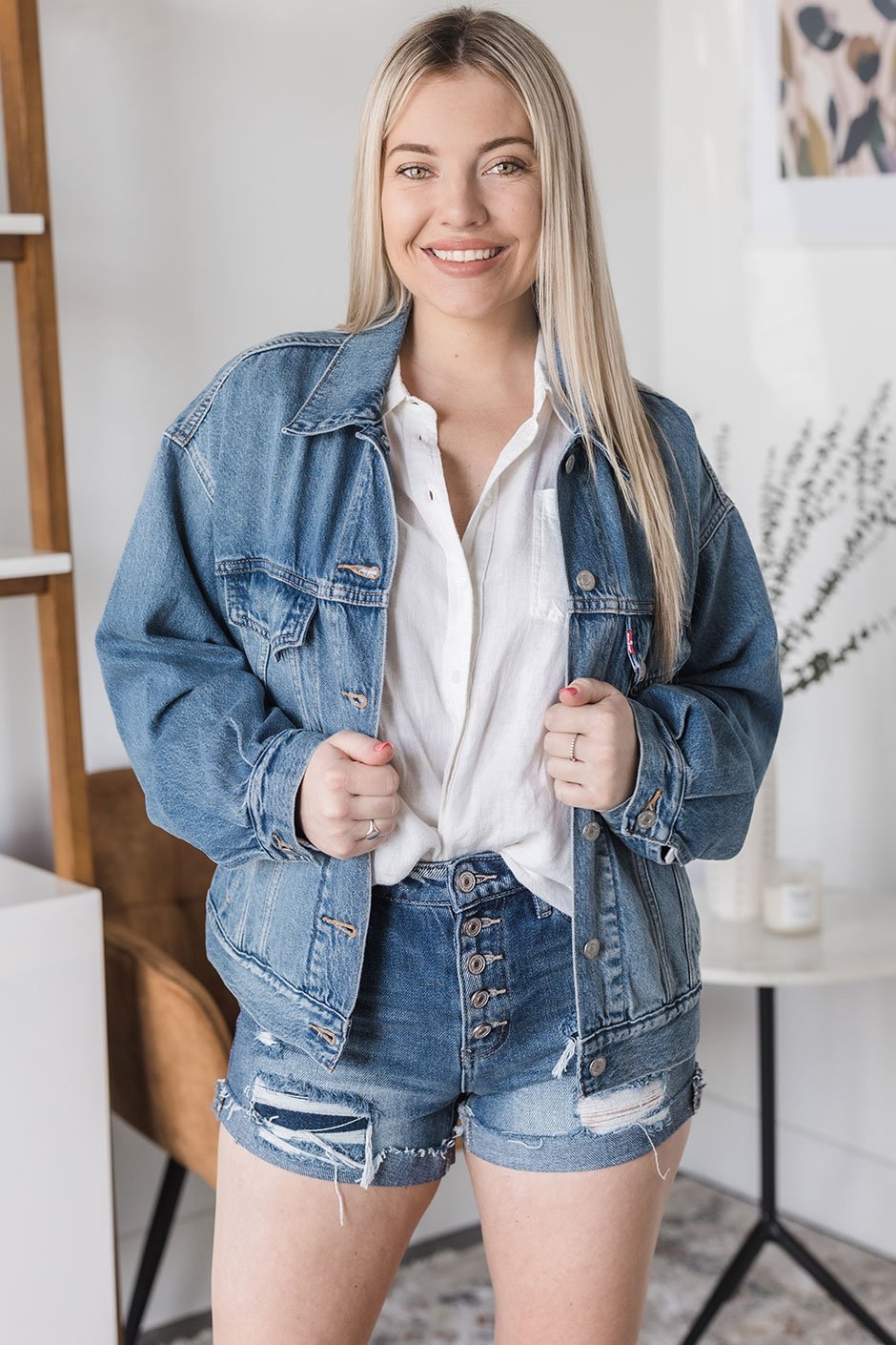 LEVI'S 90s Trucker Denim Jacket | Silver Icing