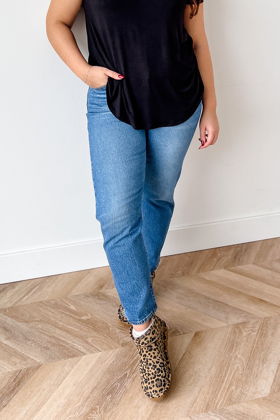 LEVI'S Wedgie Straight Ankle Jeans