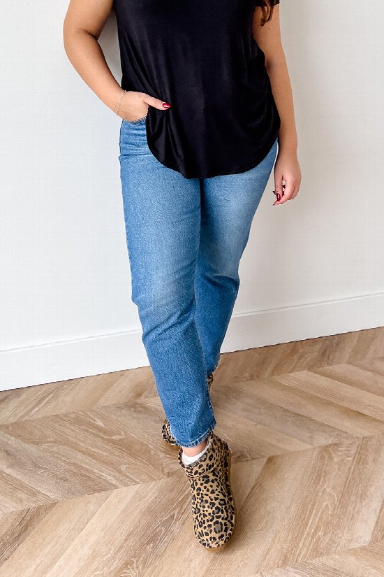 LEVI'S Wedgie Straight Ankle Jeans