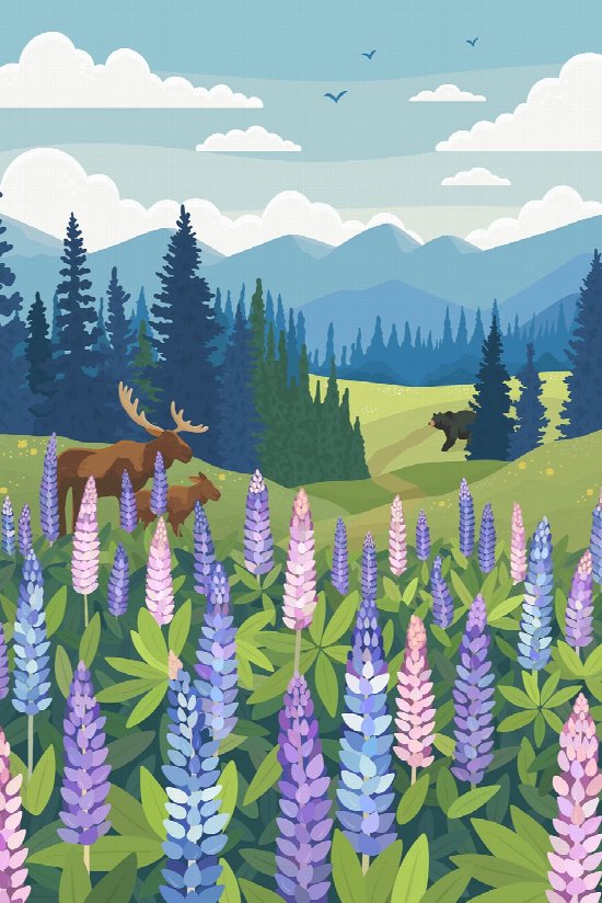 Lupines Meadow Puzzle 2