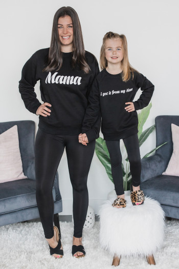 Mama Cursive Classic Sweatshirt Mama Cursive Classic Sweatshirt