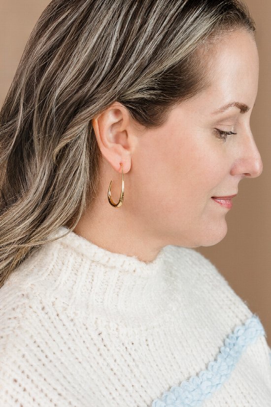 Mia Glow Hoop Earrings