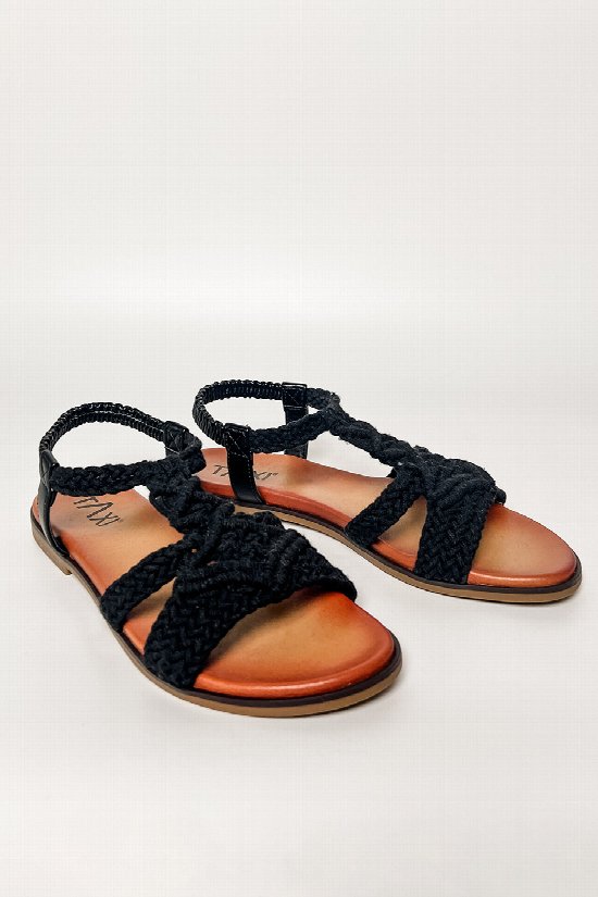 Monroe Macrame Sandals