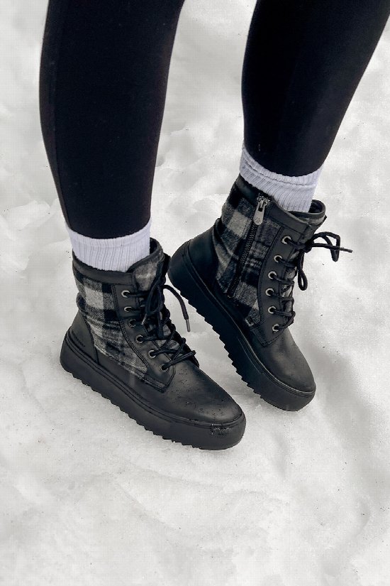 Parker Plaid Waterproof Boots