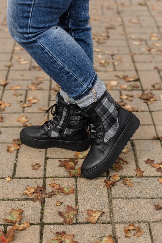 Parker Plaid Waterproof Boots