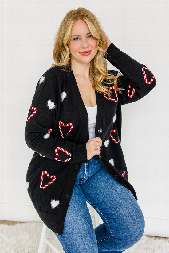 Peppermint Kisses Cardigan