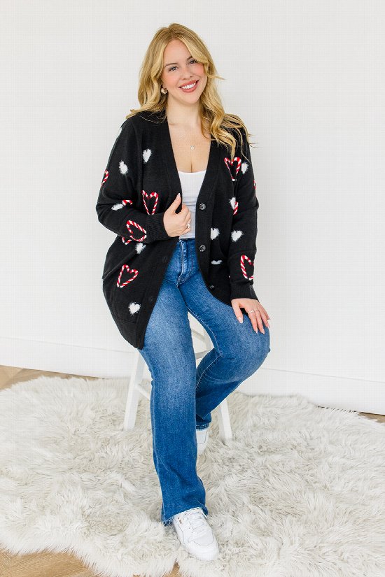 Peppermint Kisses Cardigan 2