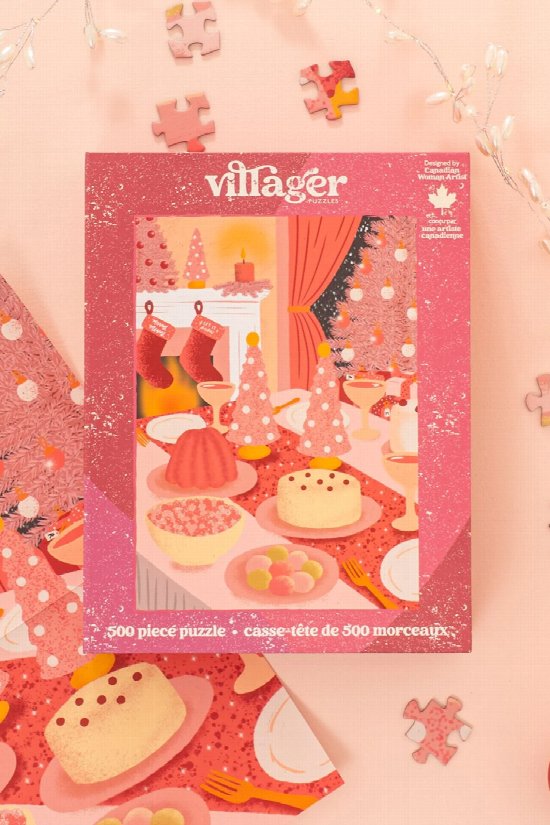 Pink Christmas Puzzle