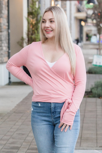 Pirouette Faux Wrap Top Pirouette Faux Wrap Top