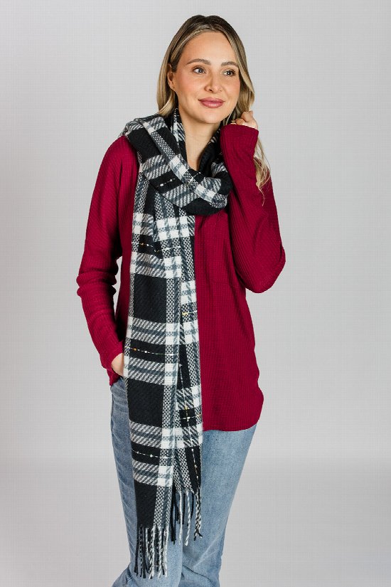 Plaid You Made It Scarf