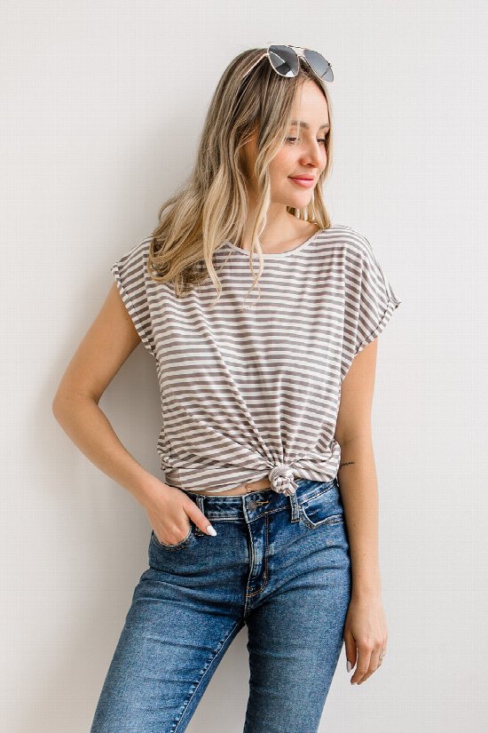 Plain and Simple Stripe Top
