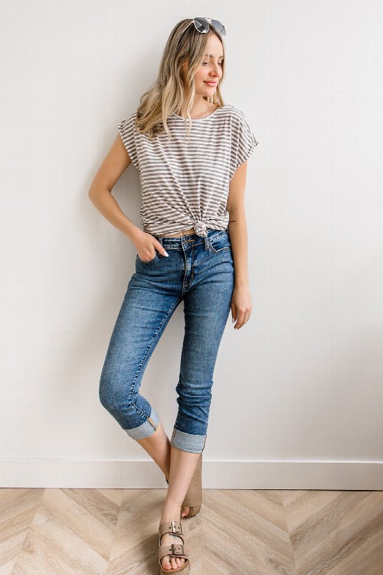 Plain and Simple Stripe Top